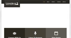 Desktop Screenshot of ledgerockchurch.com